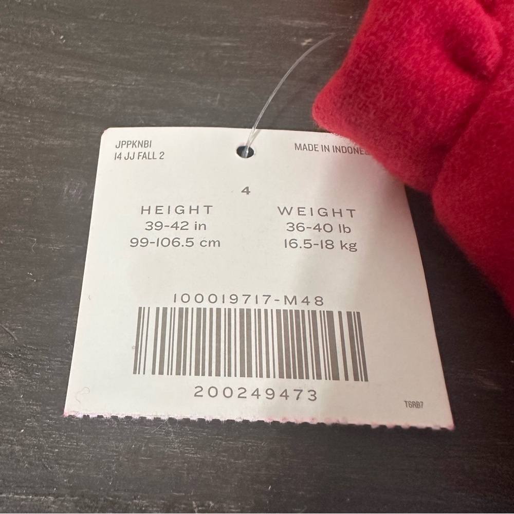 Janie And Jack Belle Of The Ballet Dress Girl’s 4 Red Purple Wool Blend Pockets - Picture 10 of 11